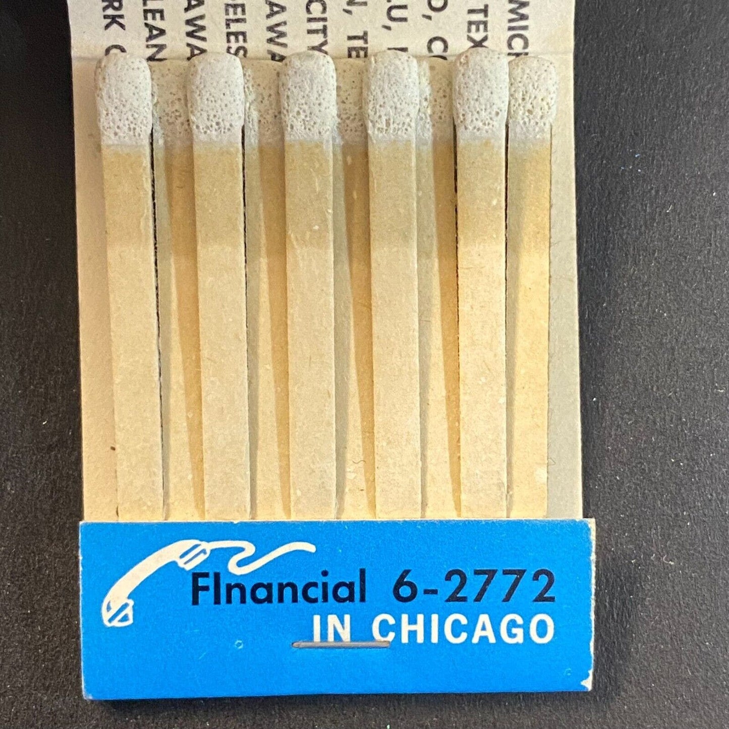 Hilton Immediate Reservation Service c1974-79 Full Matchbook VGC