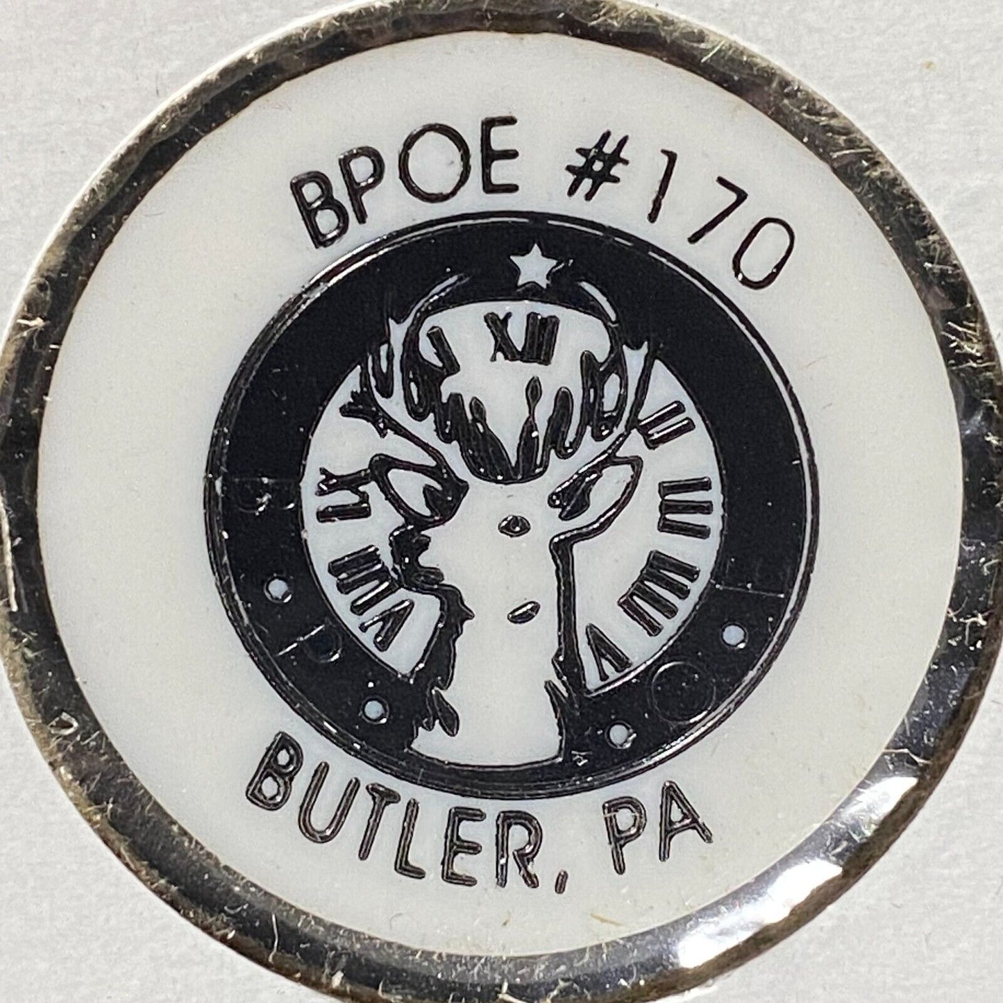 Butler, PA BPOE Elks Post 170 Plastic Drink Token Good For "Mixed Drinks"