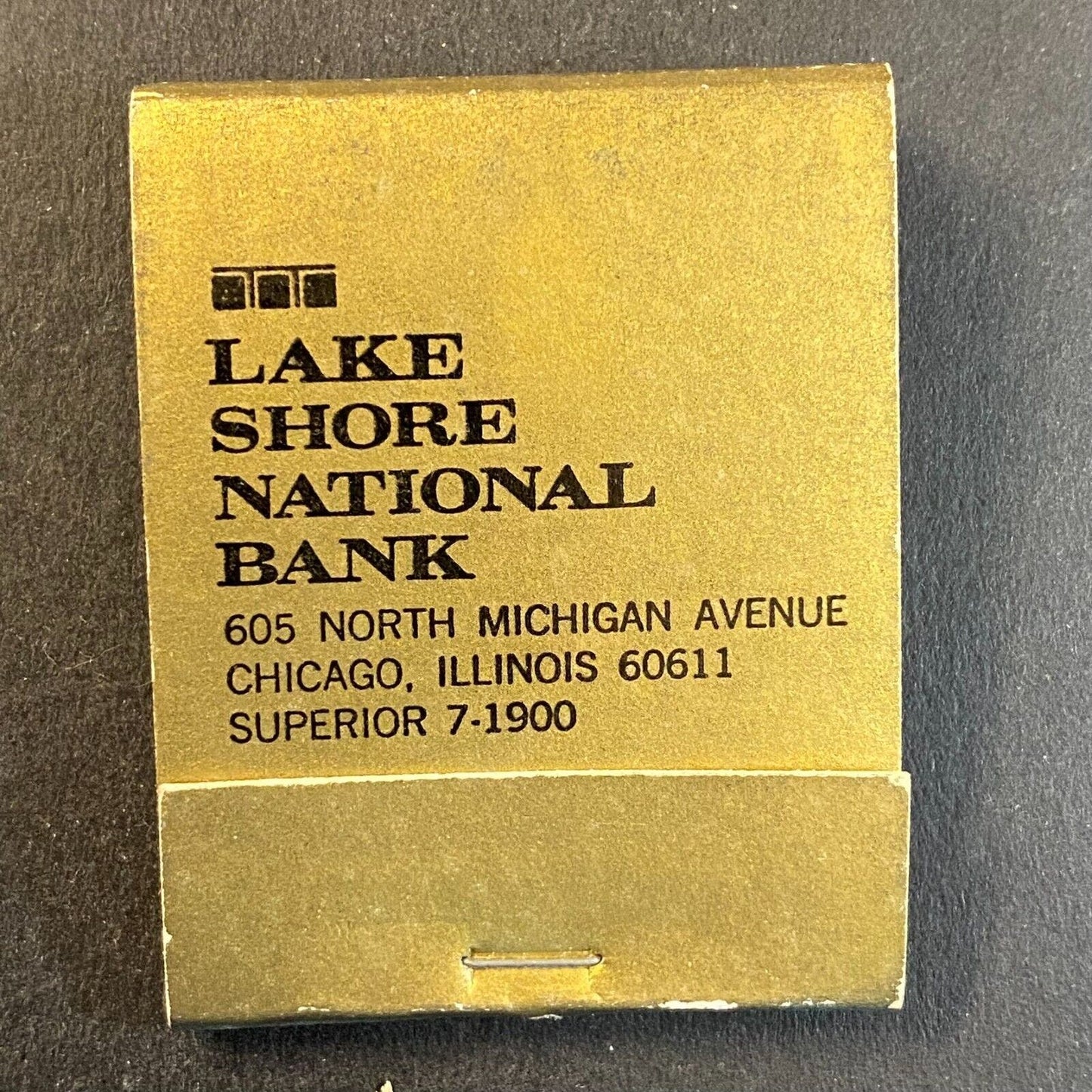 Lake Shore National Bank Chicago, Il c1965-73 - Full Matchbook