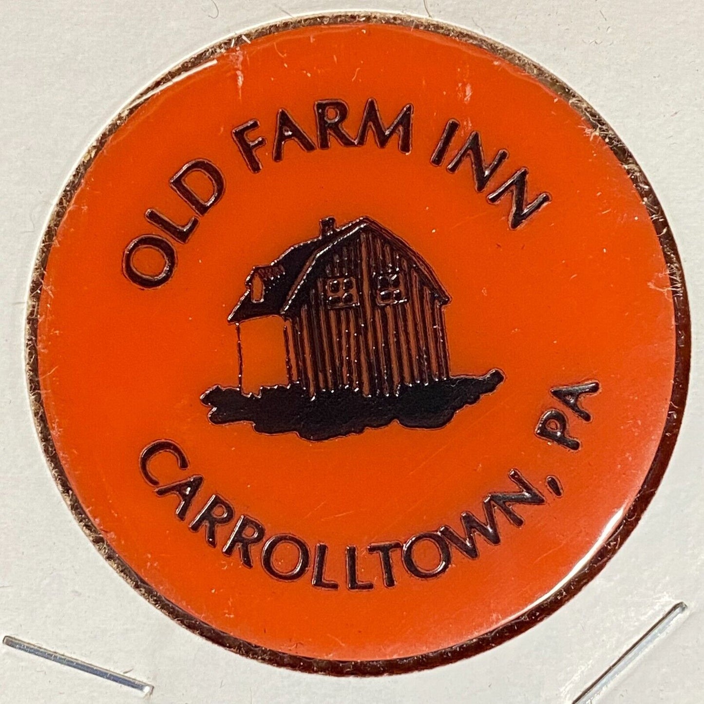 Carrolltown, PA Old Farm Inn Plastic Token G/F One Premium Draft