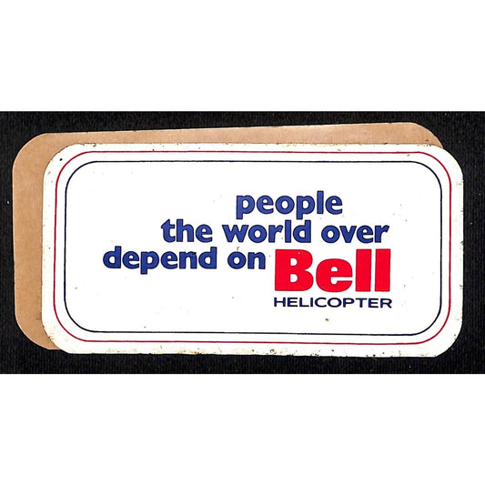 Bell Helicopter Original Vintage Sticker c1970's-80's