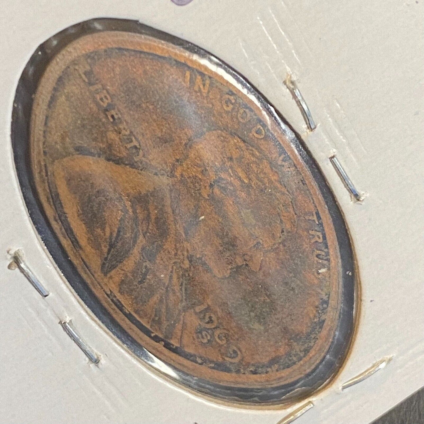 Los Angeles Coin Club 500th Meeting 9/5 1969 Elongated Penny Bell Wreath