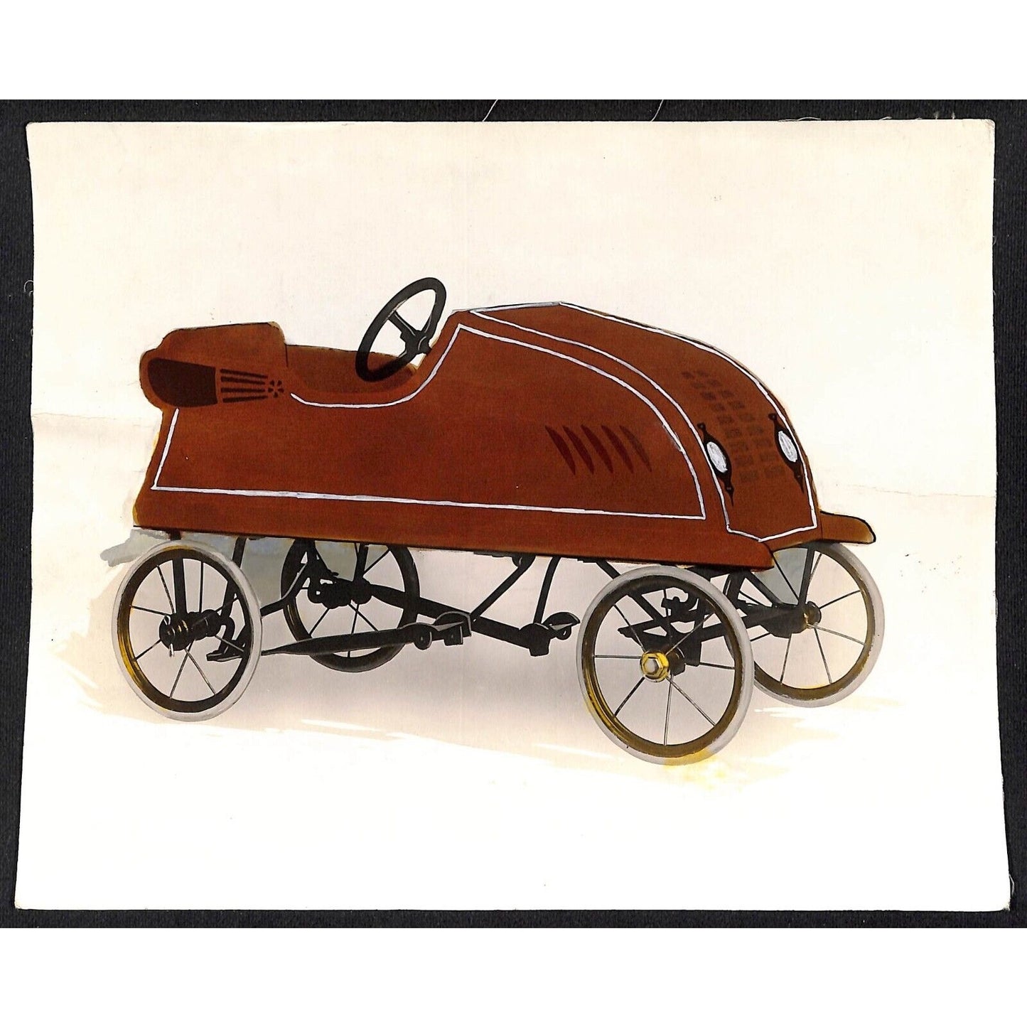 c1920's Pedal Car 8" x 10" Studio Catalog Photos - Group of 16