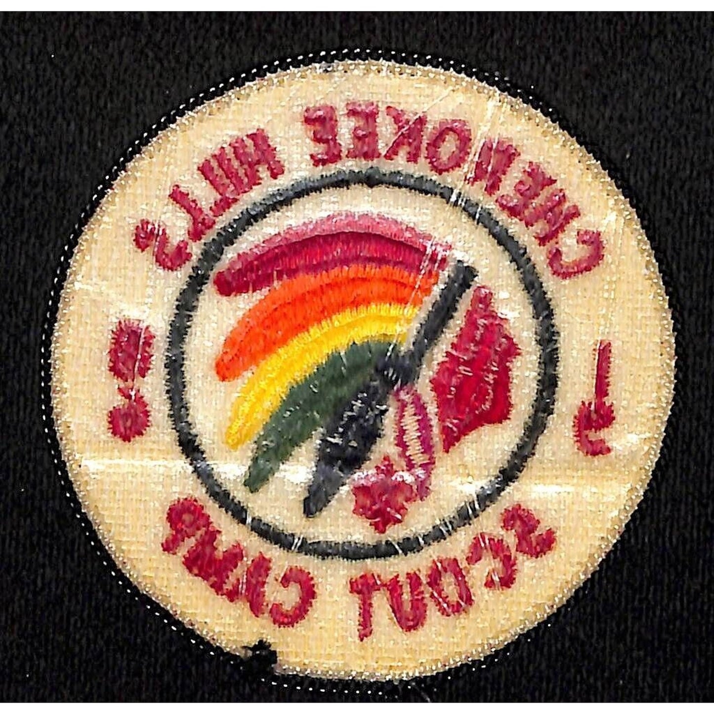 Boy Scouts BSA 1986 Cherokee Scout Camp Embroidered Patch VGC
