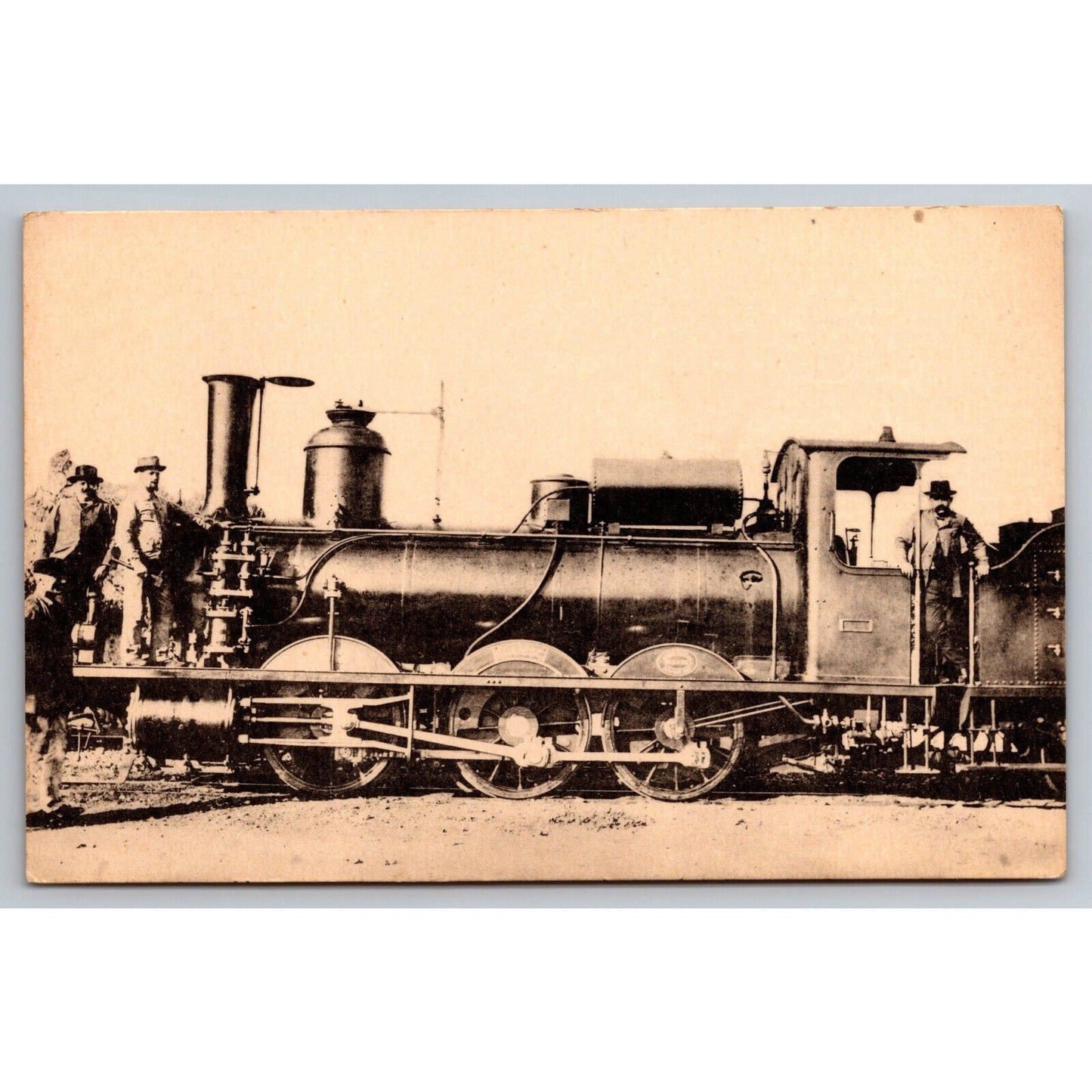 French Railroad RPPC* Postcard Locomotive Series A 1-4 c1900 H.M.P.