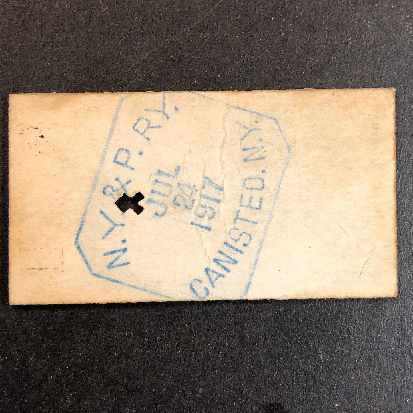 New York & Pennsylvania Railroad July 24 1917 Bennetts, NY Ticket #11836