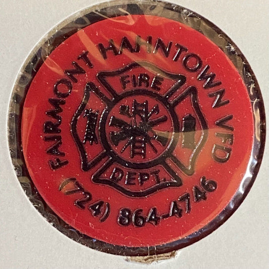Irwin, PA Fairmont Hahntown VFD c1970's-80's Plastic "One Domestic Bottle" Token