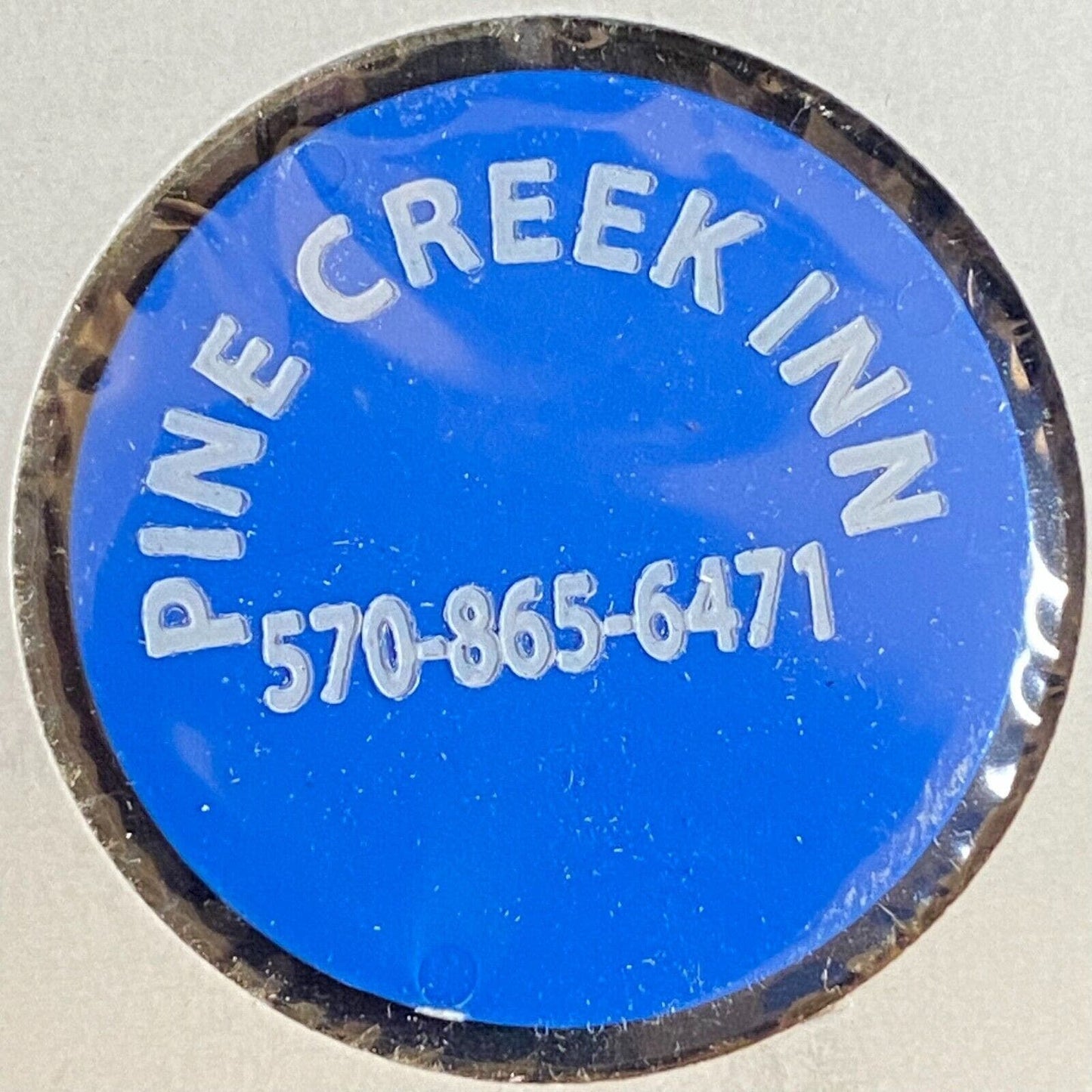 Jersey Shore, PA Pine Creek Inn c2000 Plastic "G/F One Draft" Token