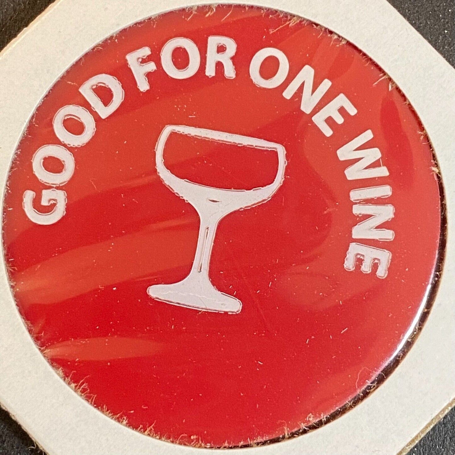 Hatfield, PA American Legion Post 933 c1970's-80's Plastic "G/F One Wine" Token