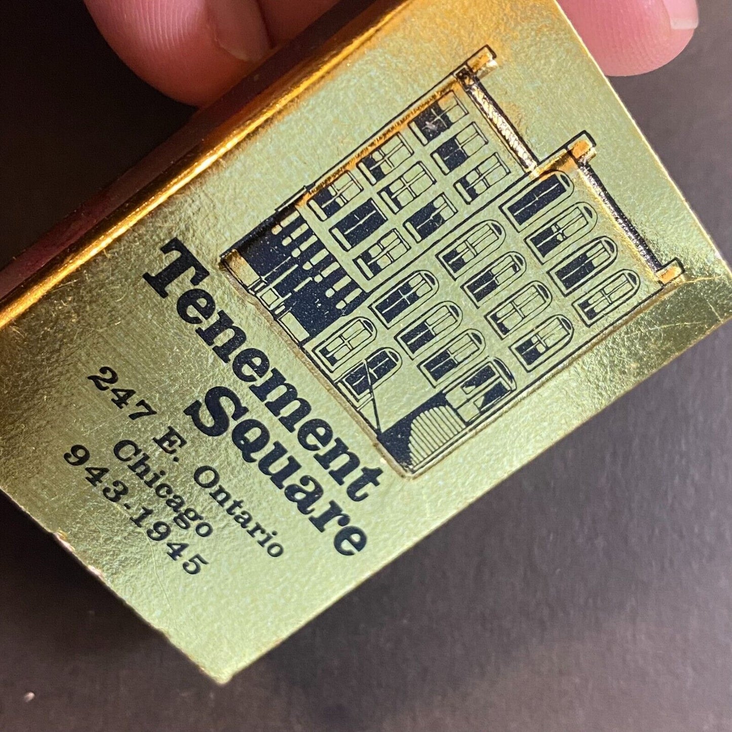Bogarts in Tenement Square Chicago Matchbox c1980's VGC