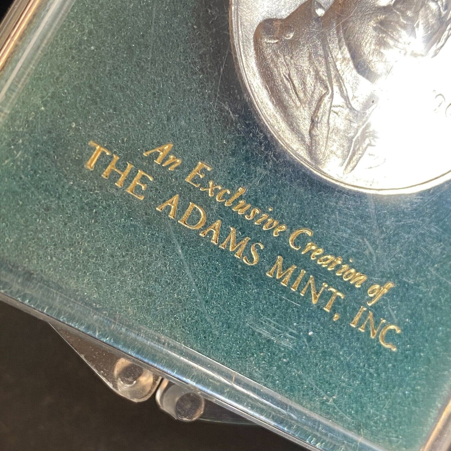 Mario Andretti 1969 Indy 500 Winner USAC Adams Mint Medallion 38m w/ Case VGC