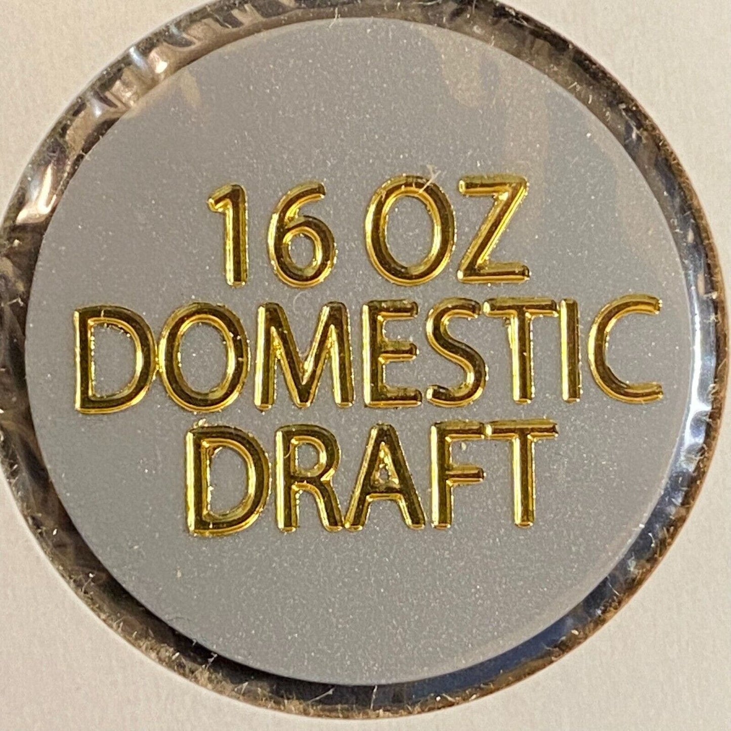 Monaca, PA Blue Steel (Club) c2000 Plastic Token "16 oz. Domestic Draft" Beer