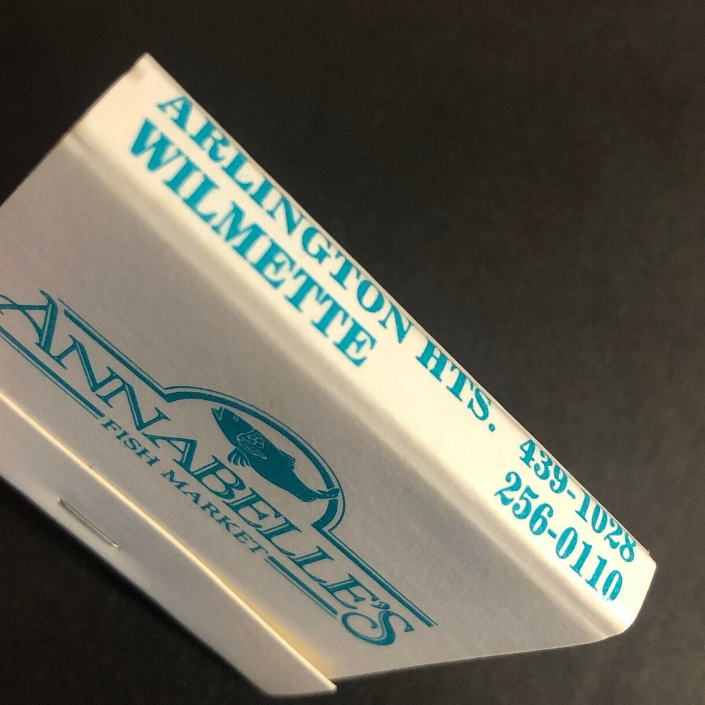 Arlington Heights, IL Annabelle's Fish Market c1980's Full Matchbook