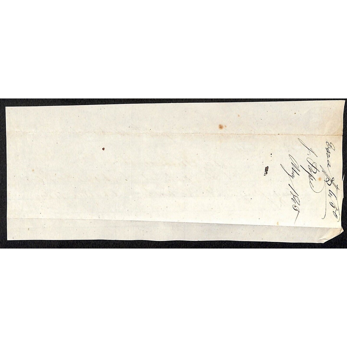 1845 Jabez Knowlton* Newburgh, ME General Store Receipt "J. Pope" "Charles Wing"
