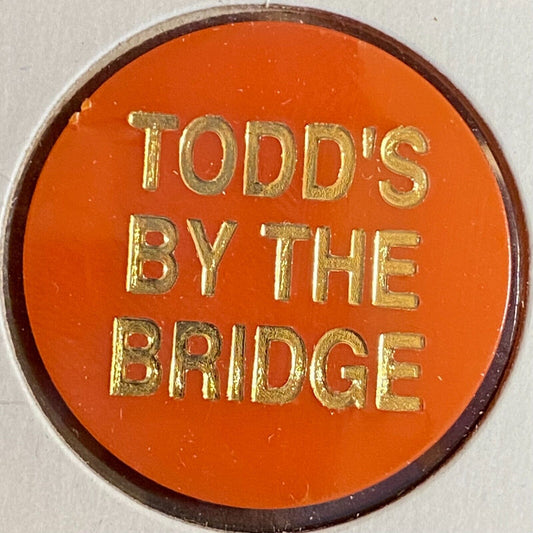 McKeesport, PA "Todd's By The Bridge" Plastic Token G/F One Draft Beer