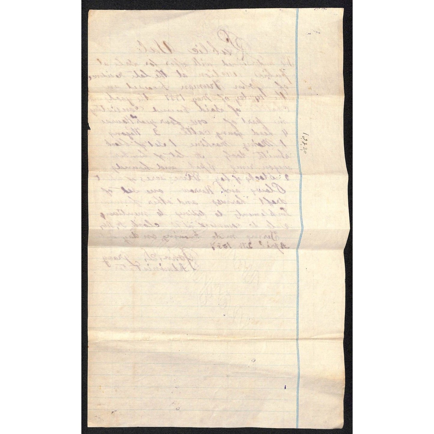 3 Farm Livestock / Tools Auction Inventory Lists Jacob & Isaac John Truman c1887