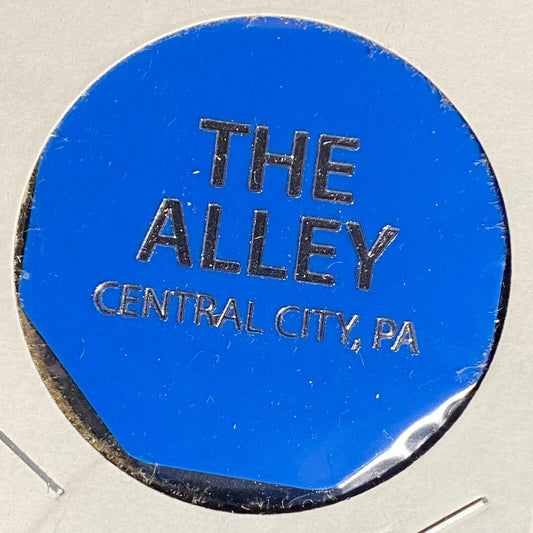 Central City, PA "The Alley" (Bar) Hexagon Plastic Token G/F One Shot
