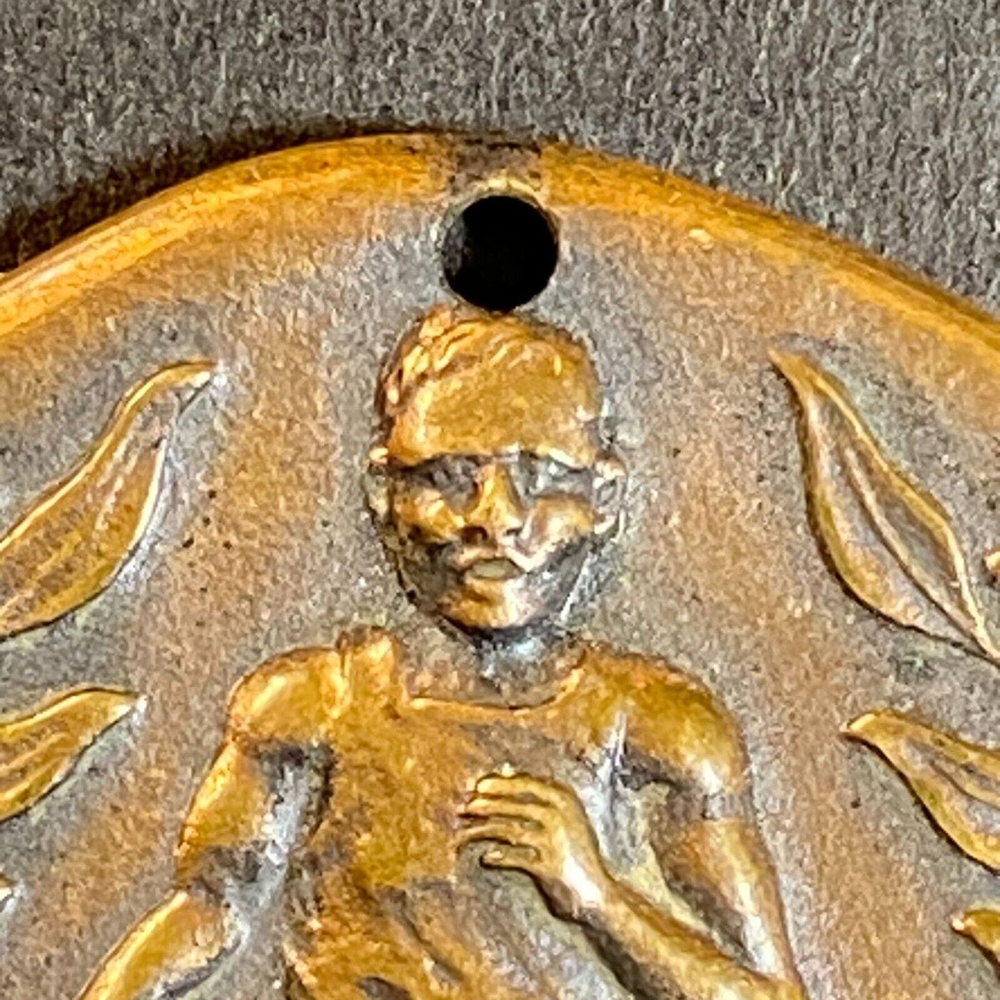 1924 Grace Y.M.S (Chicago?) Half Mile 3rd Place Medallion 33mm dia. 14g