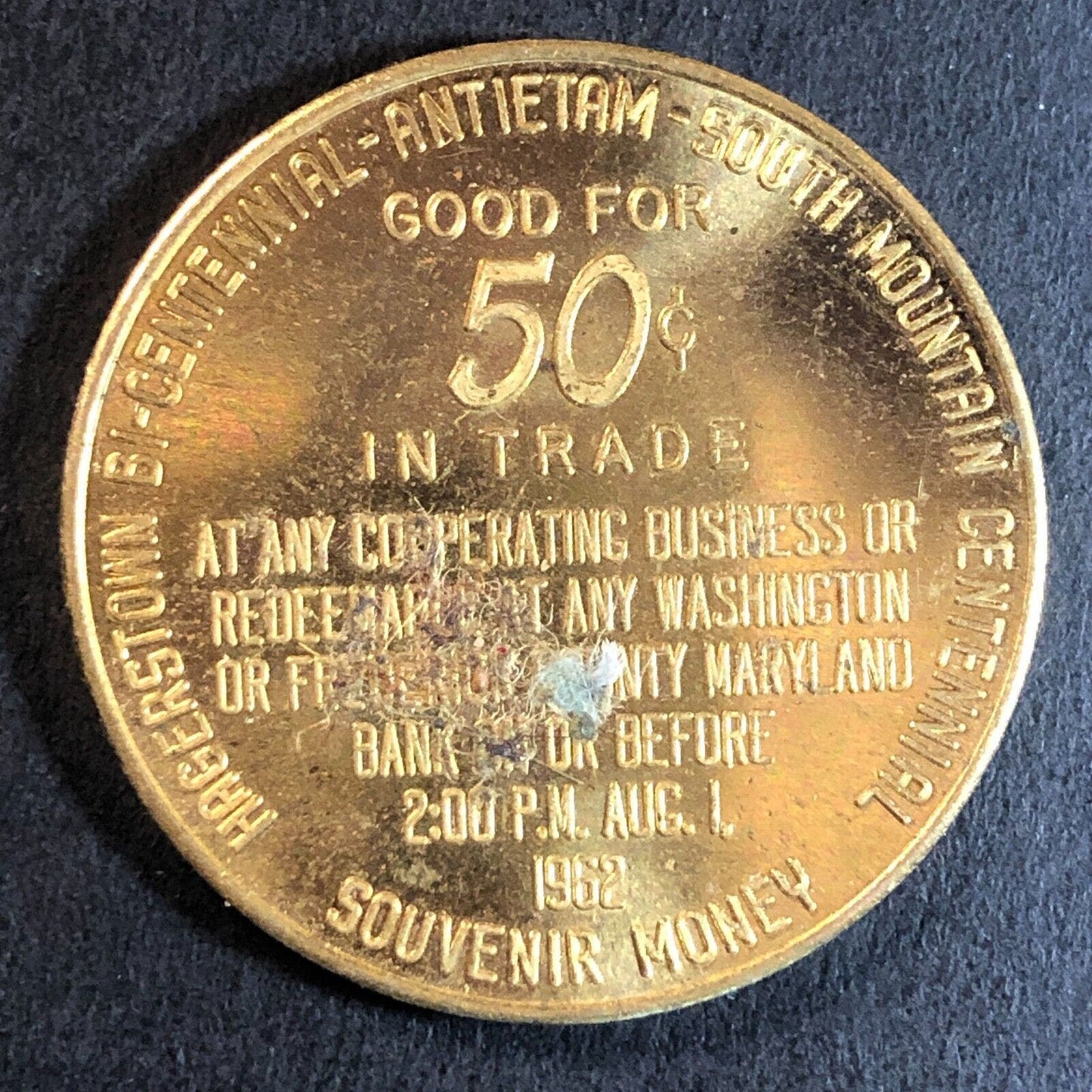 Dunker Church Battle of Antietam 1862 50c 1962 Token 34mm 12g