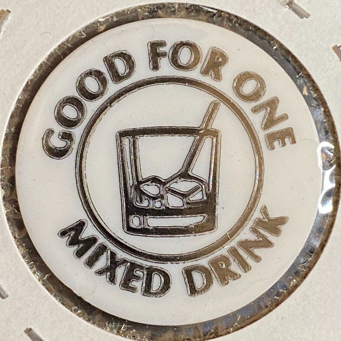 Millvale, PA Smokey's Tavern Plastic Token Good For One Mixed Drink