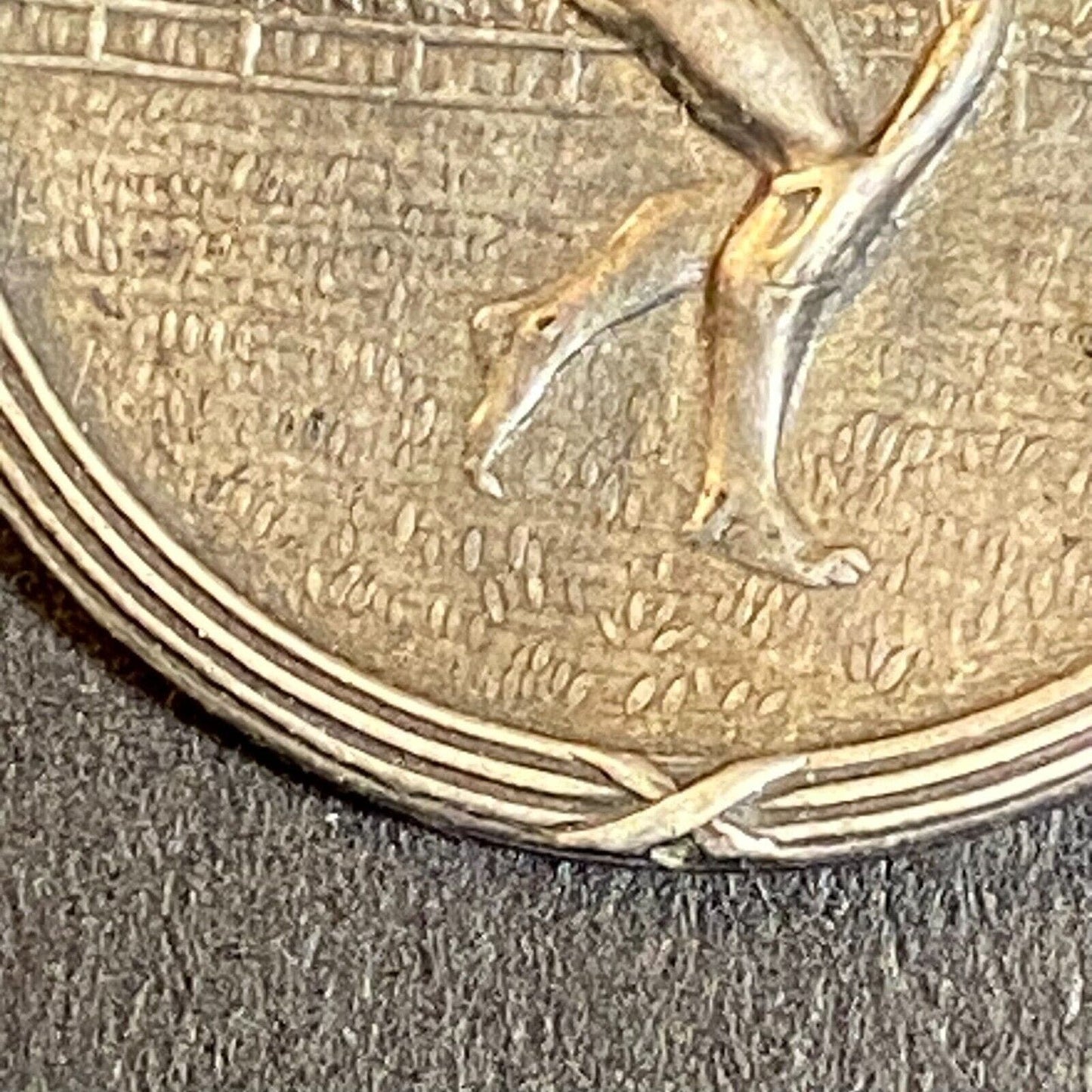 c1920's-40's Discus Throwing Medal ? / Pendant 25mm 5g