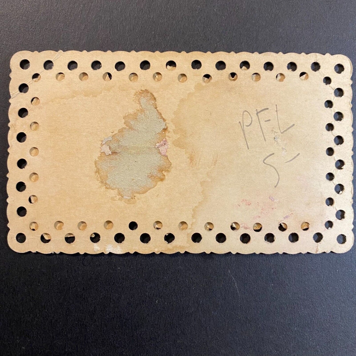 Eliza A. Bixler Victorian Hidden Name Card "Accept My Unchanging Love"