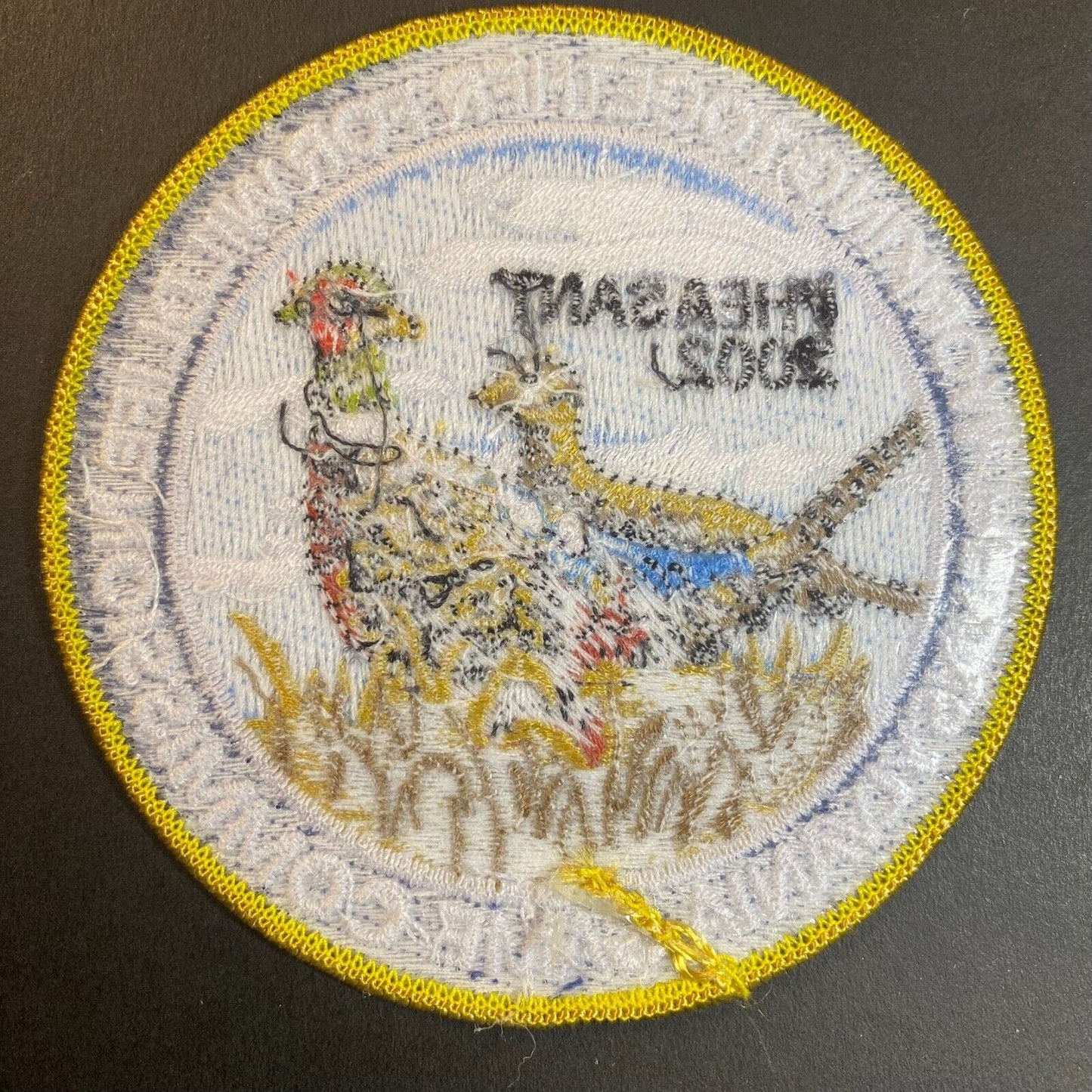 PA Game Commission Pheasant 2002 Wildlife Embroidered Patch 4" NOS VGC