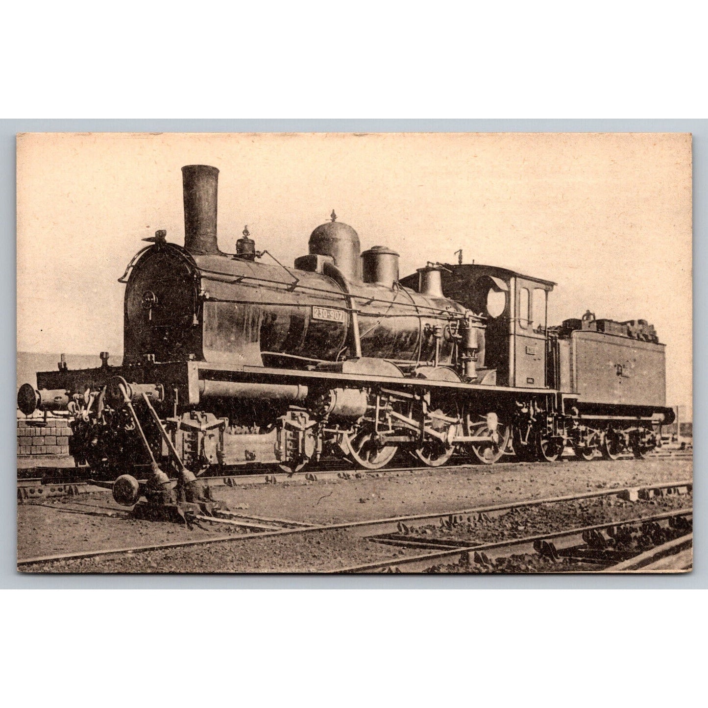 French Railroad RPPC* Postcard Machine 230-907 Series 230-901 - 913 c1900 H.M.P.