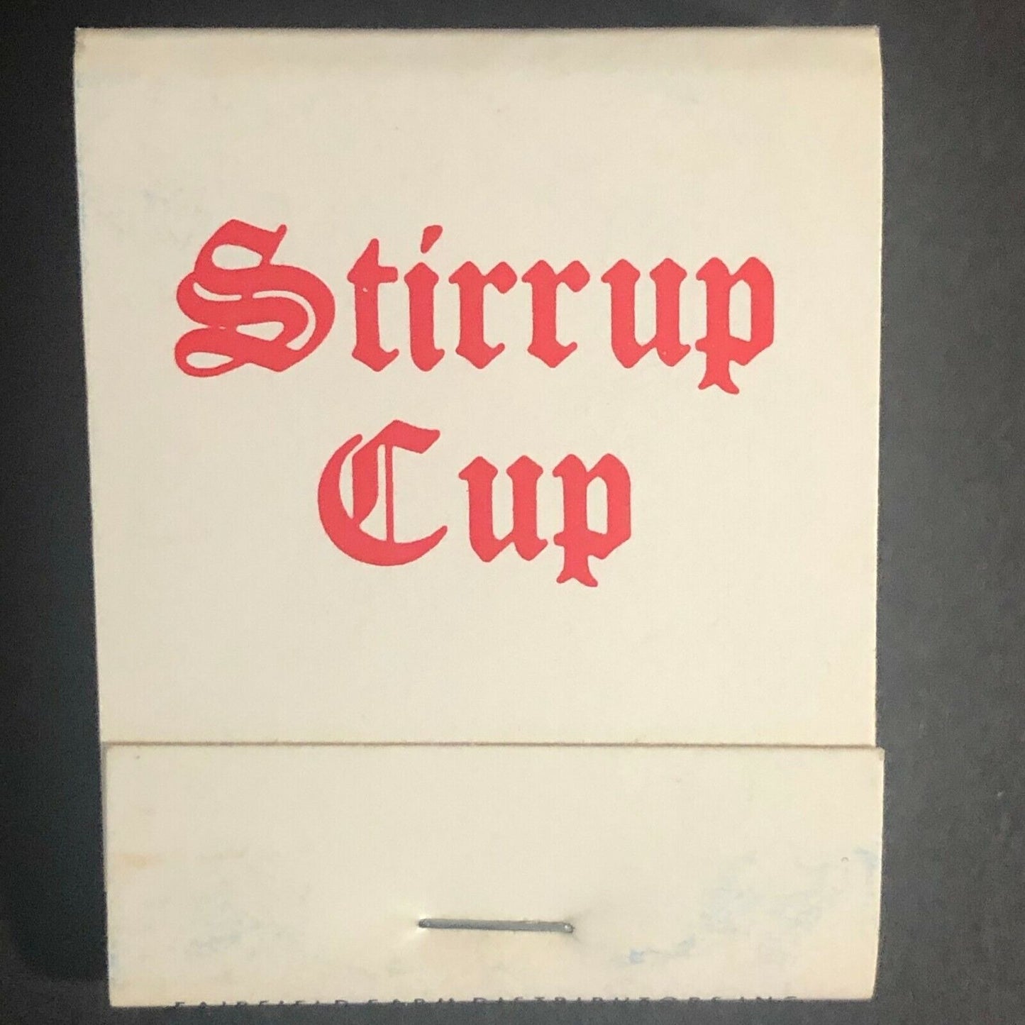 "Marriot Motor Hotels" Stirrup Cup c1970's-80's Full Matchbook