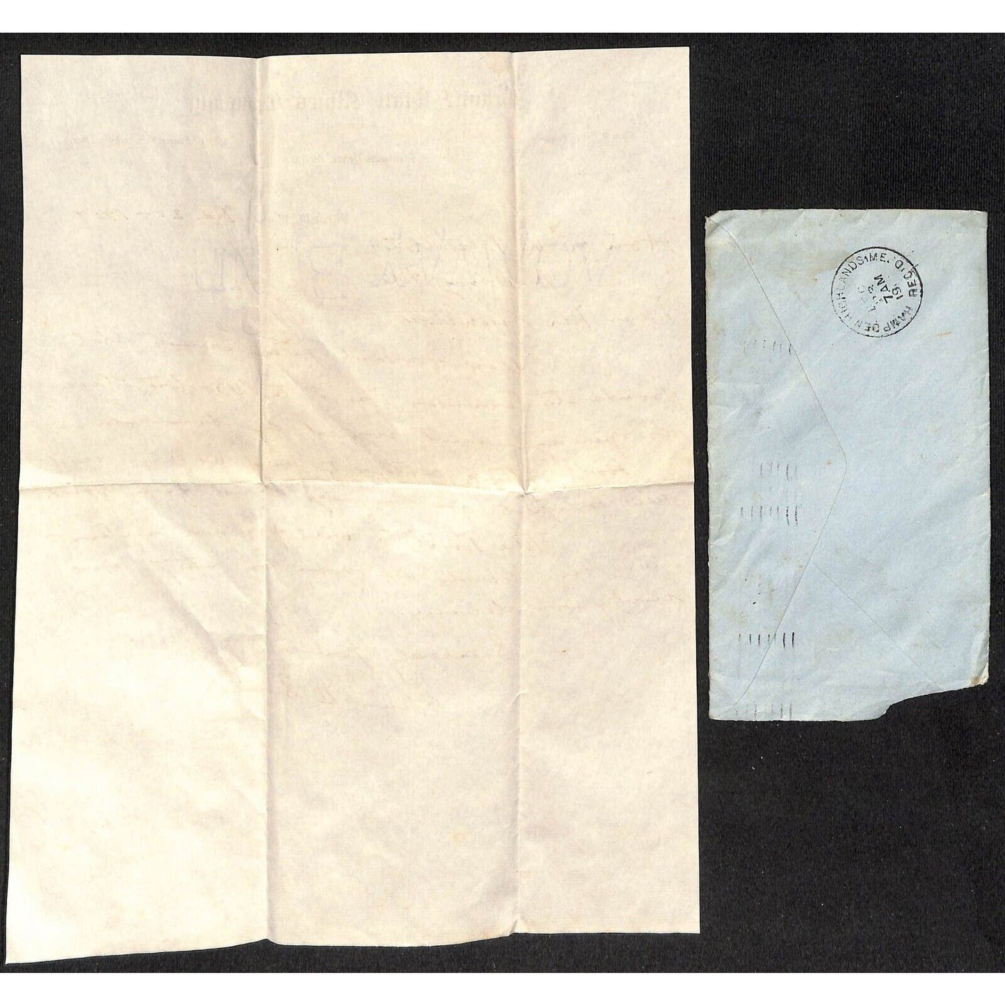 Granite State Mines Company 1909 ALS Letter to Hon. A.W. Knowlton* & Cover