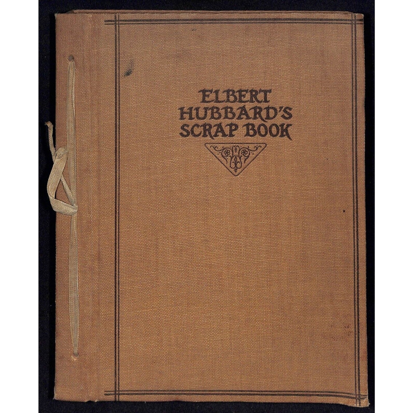 1923 Elbert Hubbard's Scrap Book / The Roycrafters / Wm. H. Wise Co. HC 228pp VG