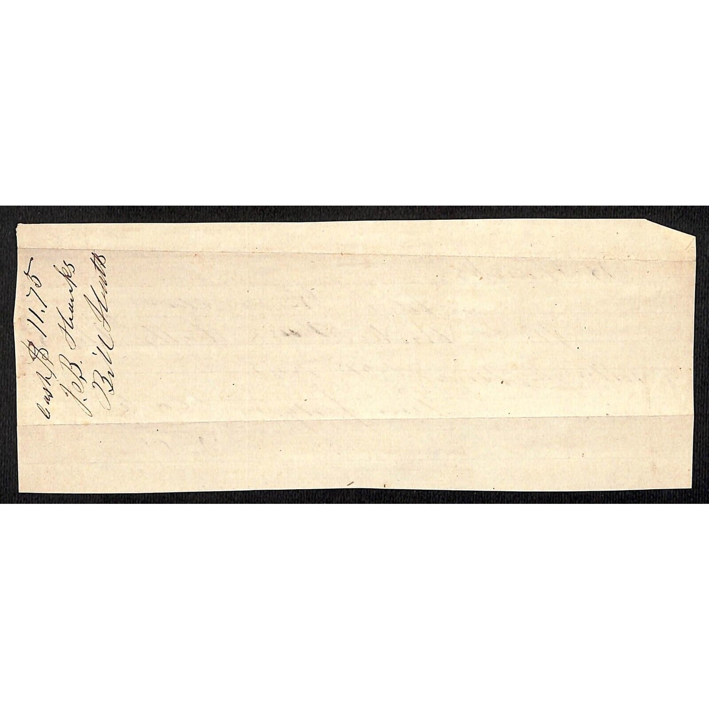 1845 Jabez Knowlton* Newburgh, ME General Store Sales Receipt for $11.75