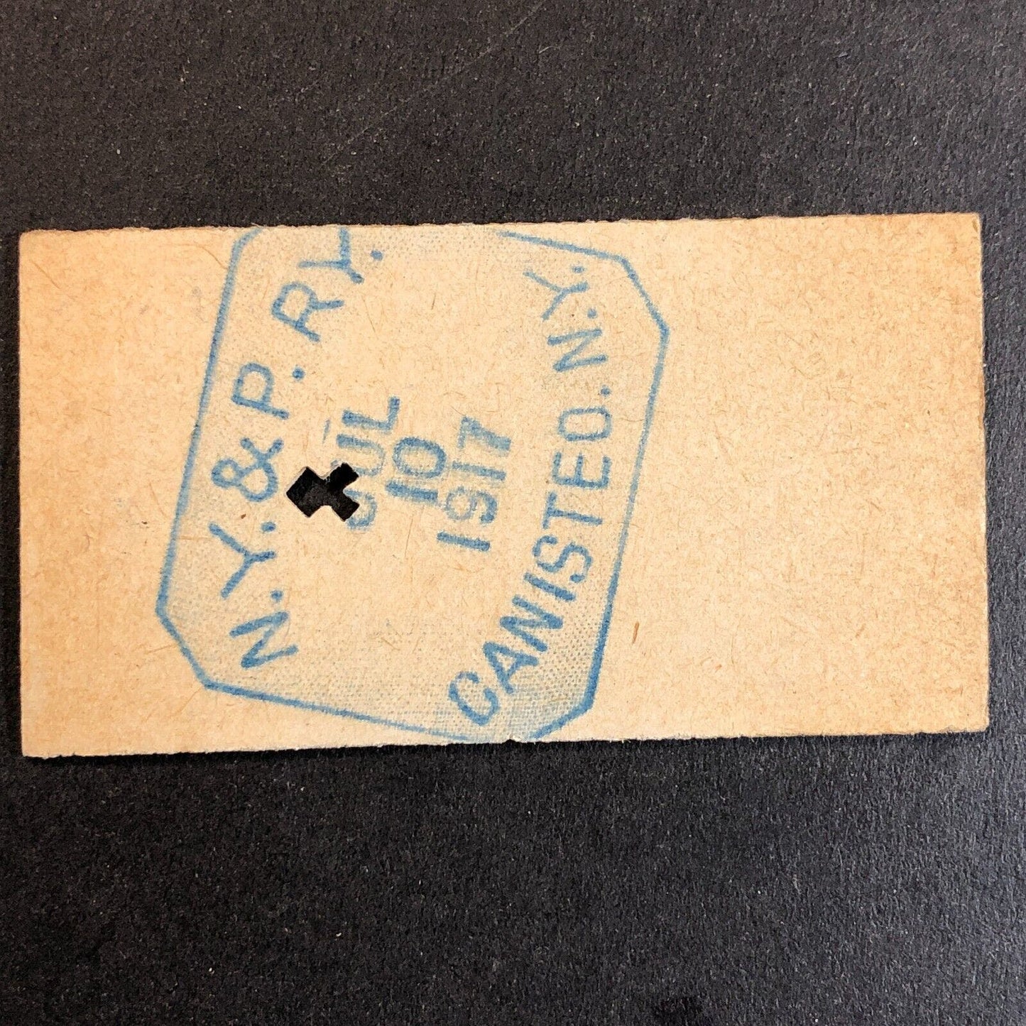 New York & Pennsylvania Railroad July 10 1917 Whitesville, NY Ticket #18234