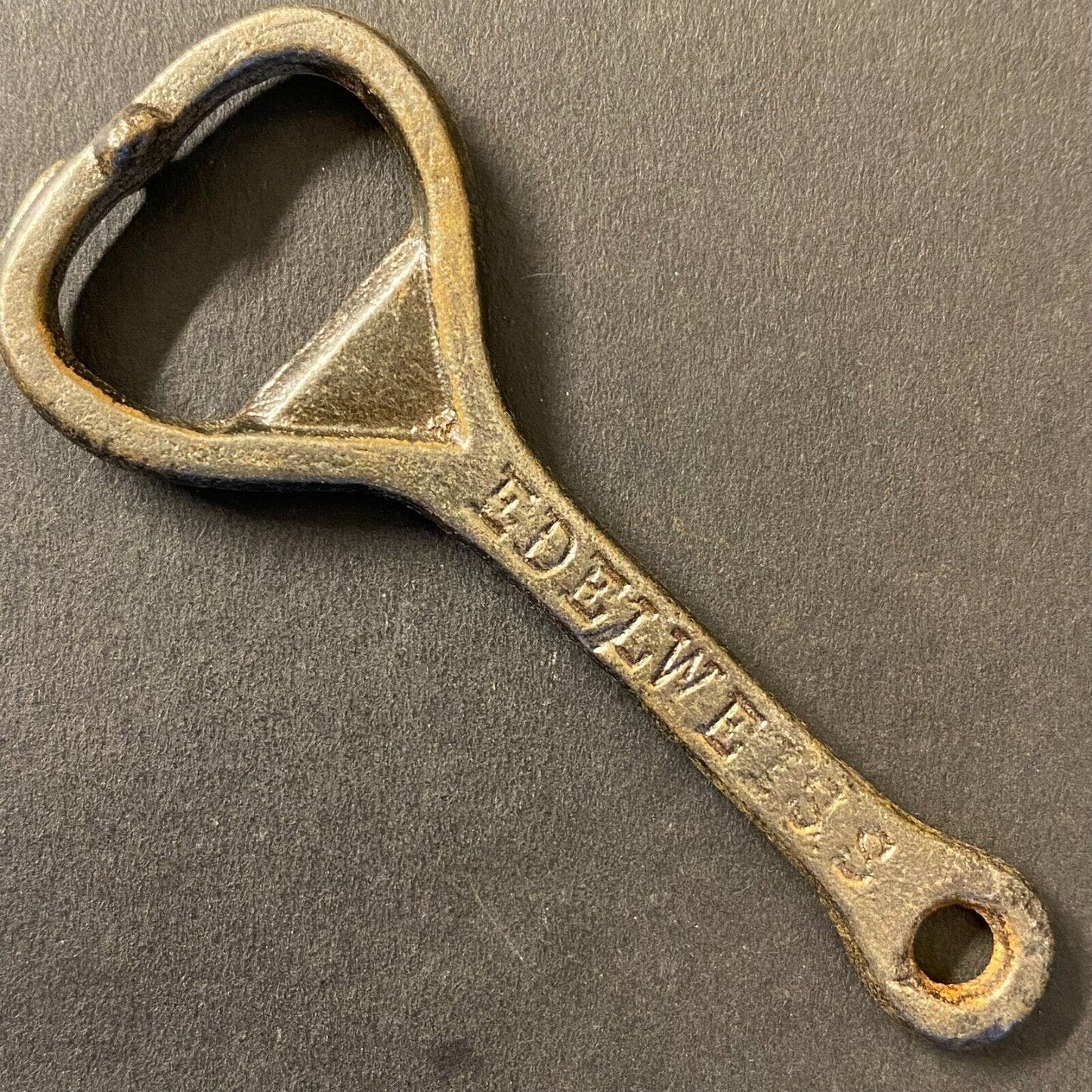 Edelweiss Schoenhofen Beer Vintage Steel Bottle Opener 3" Scarce
