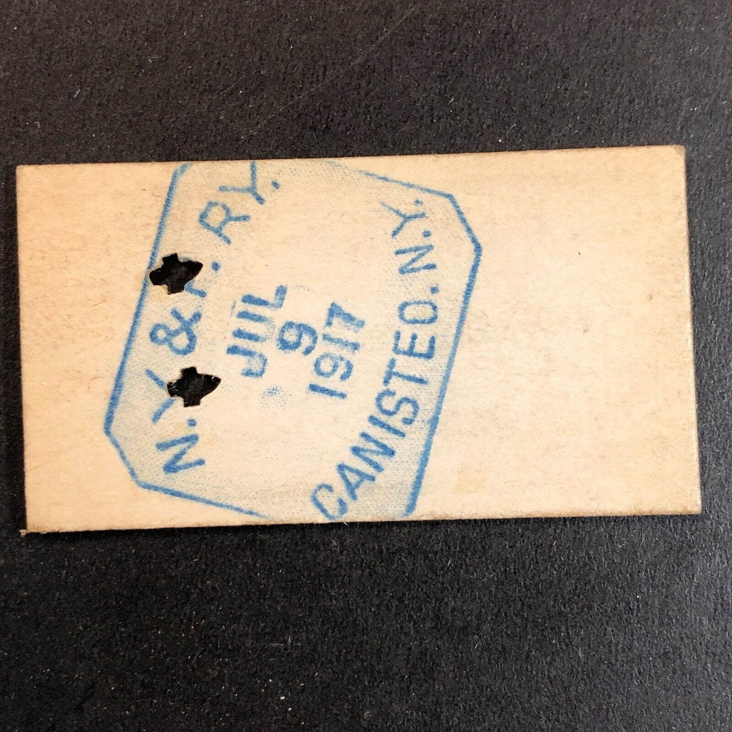 New York & Pennsylvania Railroad July 9 1917 Shingle House Ticket #3464 Scarce