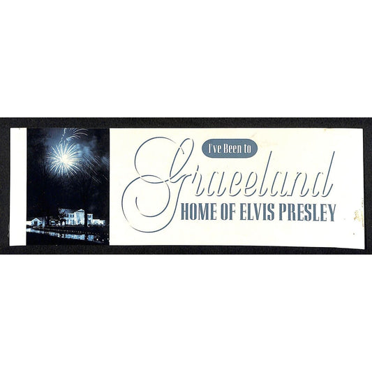 "I've Been to Graceland" Richard & Southern Card c1994 2 3/4" x 8 1/4