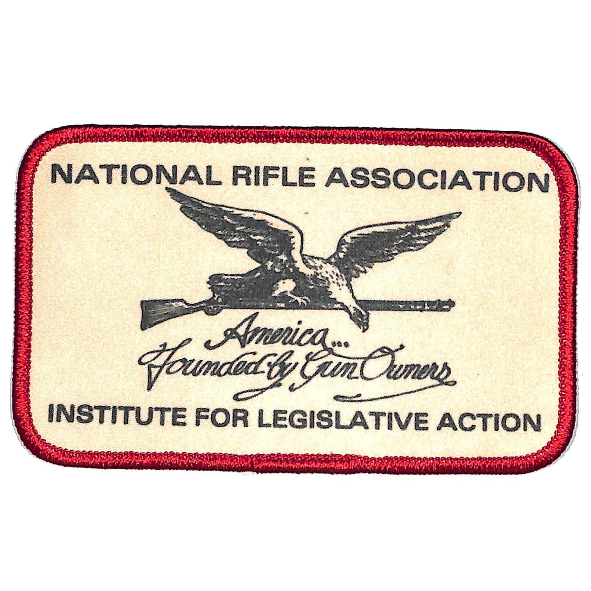 NRA Institute for Legislative Action ILA Printed Patch c1975-85 5"