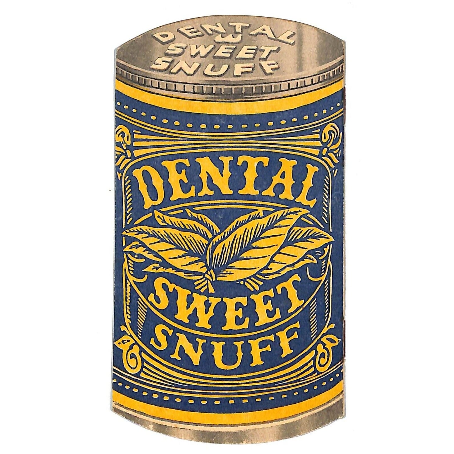 Ivey, Owen & Co. Scotch Snuff / Sweet Snuff Die Cut Notepad 20pp 1947 Calendar