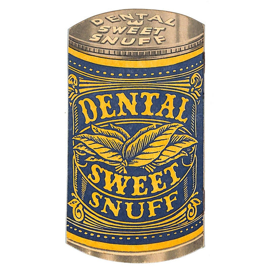 Ivey, Owen & Co. Scotch Snuff / Sweet Snuff Die Cut Notepad 20pp 1947 Calendar