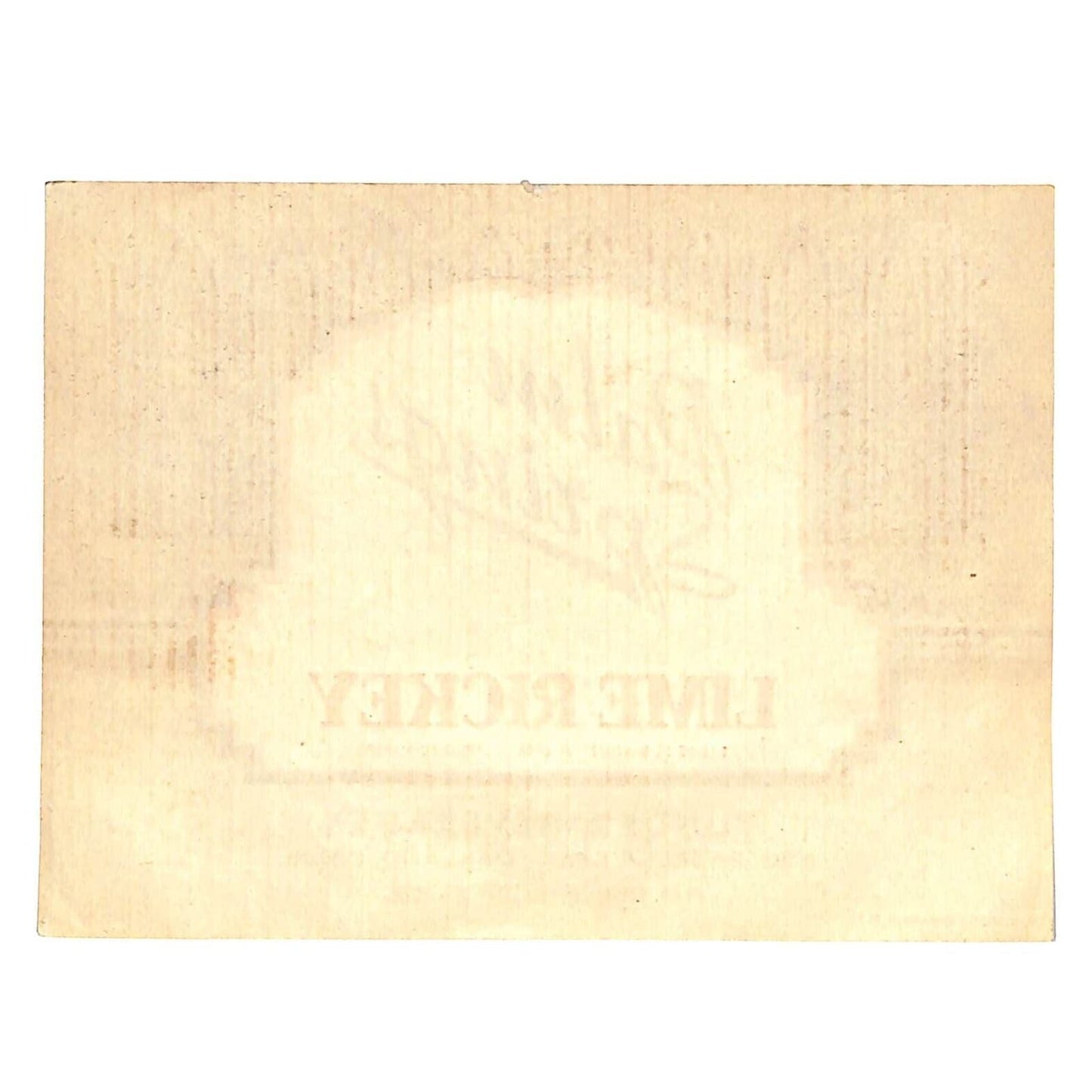 Palm Springs Lime Rickey Paper Label Wunder Bev. Oakland, CA Deco c1930's Scarce