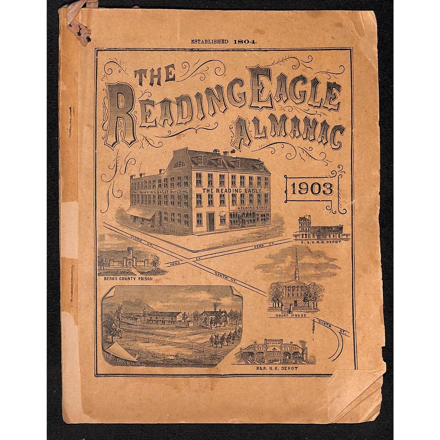 1903 Reading Eagle Almanac Reading, PA 29pp Scarce
