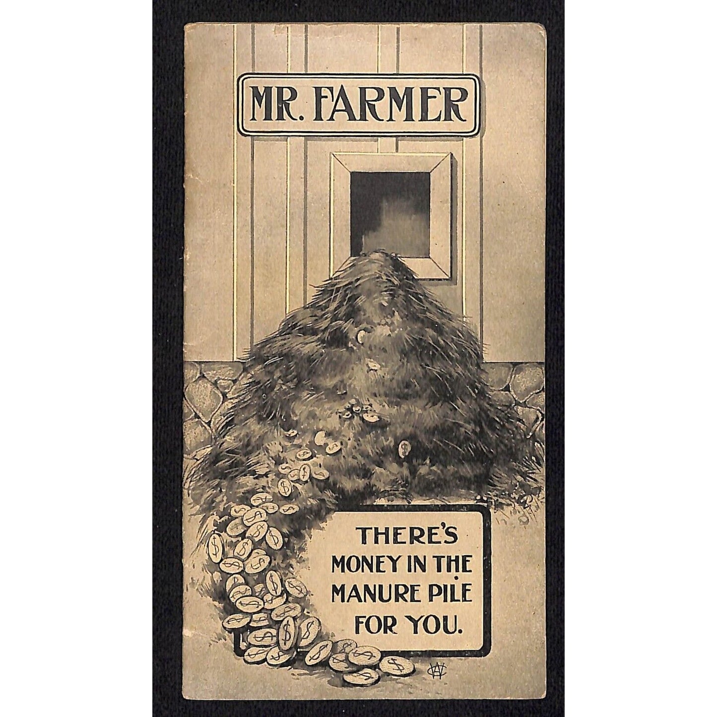 J.S. Kemp Mfg Co "..Money in the Manure.." Catalog / Brochure c1905-10 Scarce