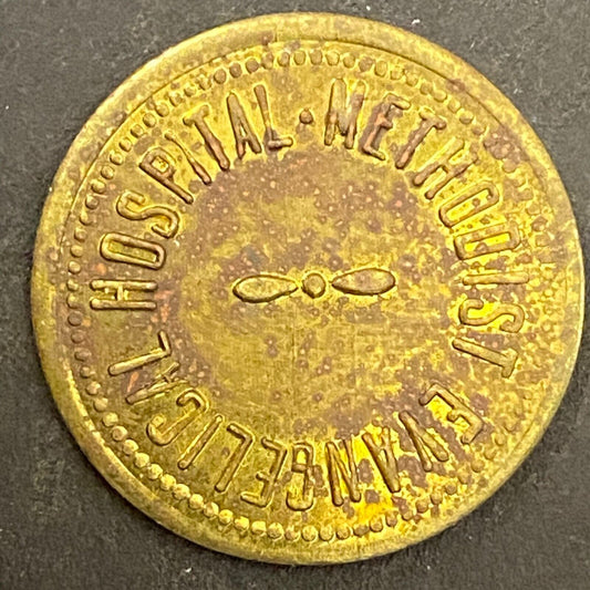 Methodist Evangelical Hospital Louisville, KY Parking Token 22mm Scarce (#7)