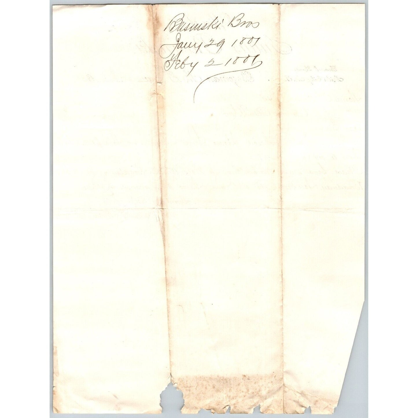 Julius Basinski (Stationers) Bozeman, MT 1881 ALS Letterhead - Henry Elling*