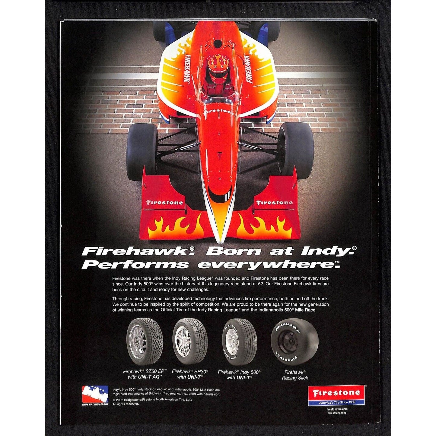 2002 Indianapolis 500 Program Racing VGC 208pp 1lb 6oz