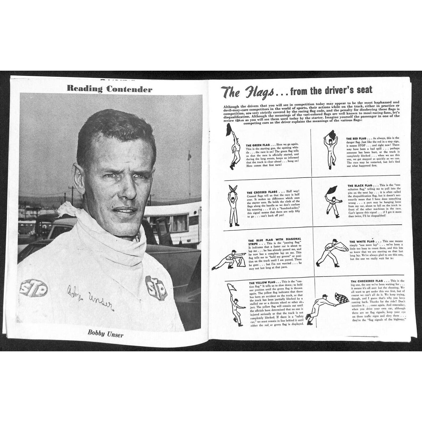 Reading Fairgrounds 1967 USAC Auto Races Program Sprint Car Greg Weld 12pp*
