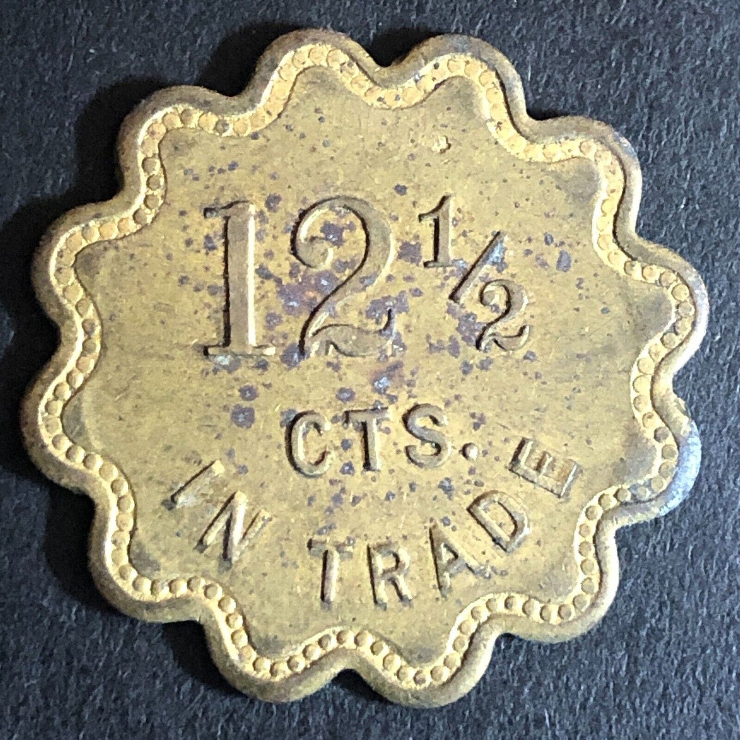 F.C. Duncan Livermore (CA) G/F 12 1/2¢ Trade Token 25.5mm Scarce - c1920's