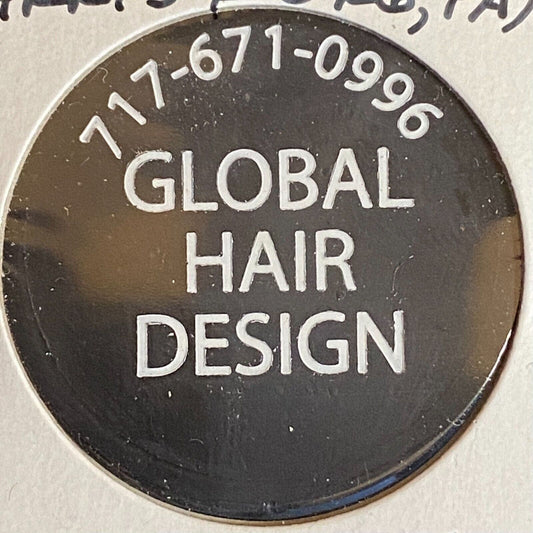 Harrisburg, PA "Global Hair Design" c2010 Plastic "$5.00" Token