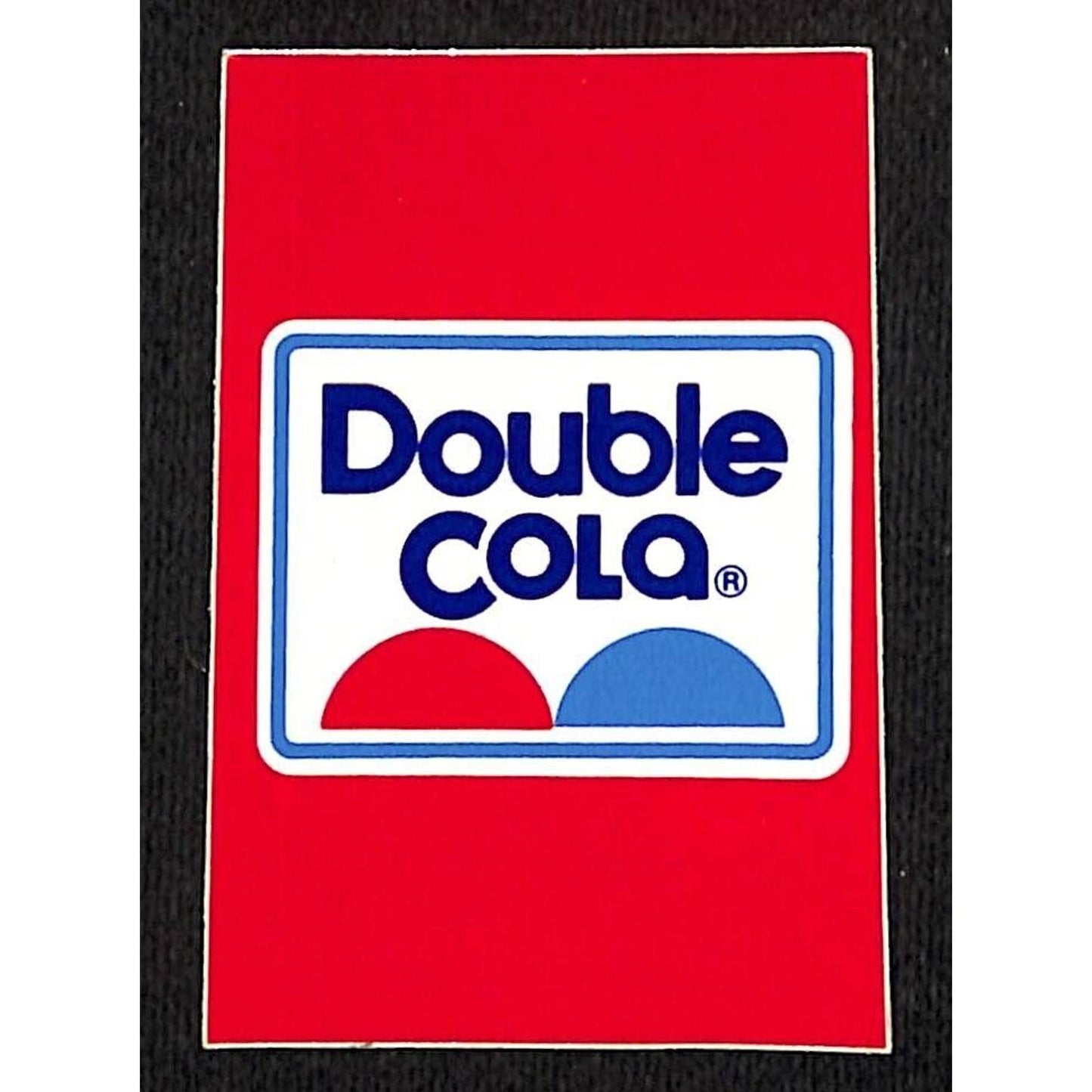 Double Cola High Gloss Vinyl Sticker - for Retail? 1 7/8" x 2 7/8"