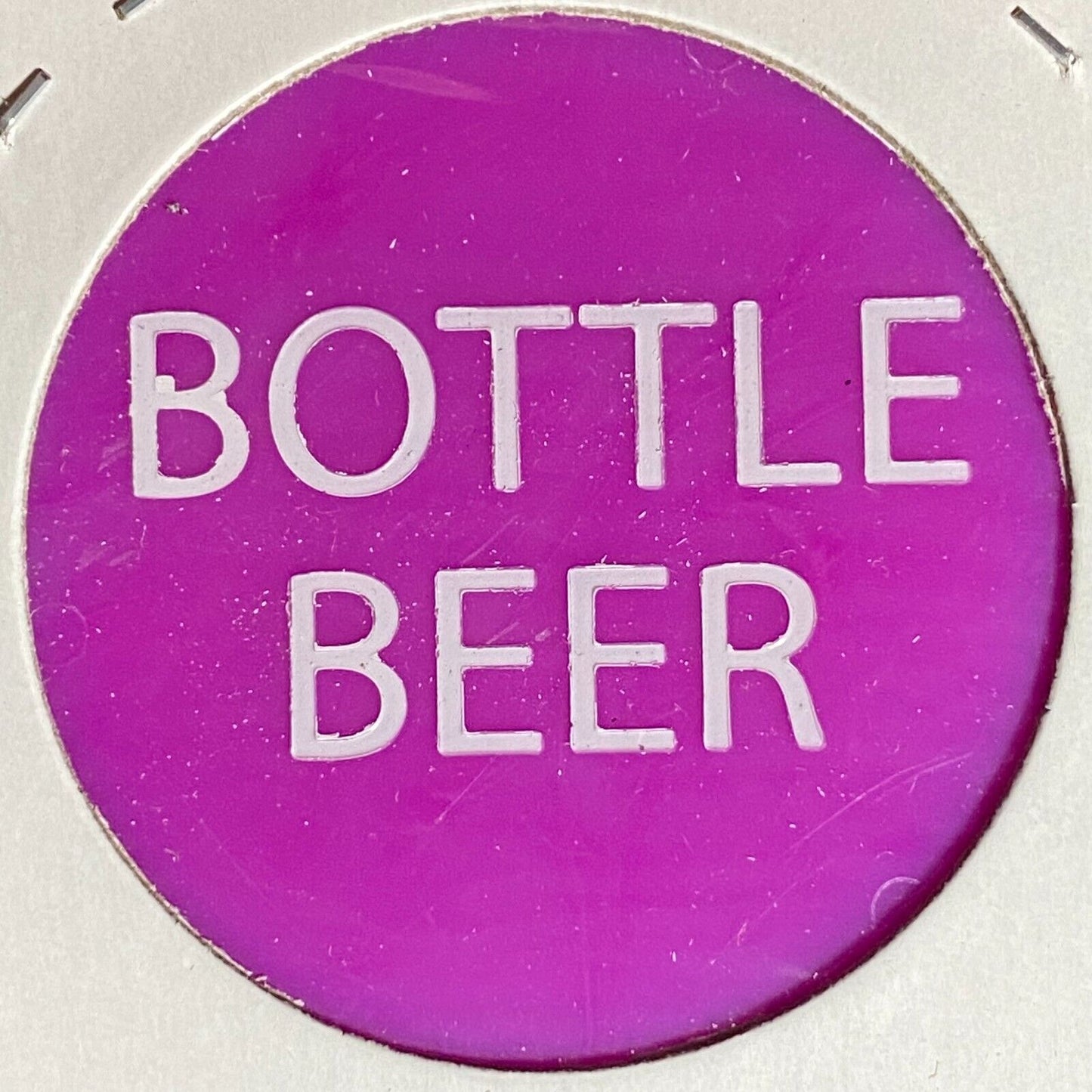 California, PA American Legion Post 377 Plastic Drink Token G/F "Bottle Beer"